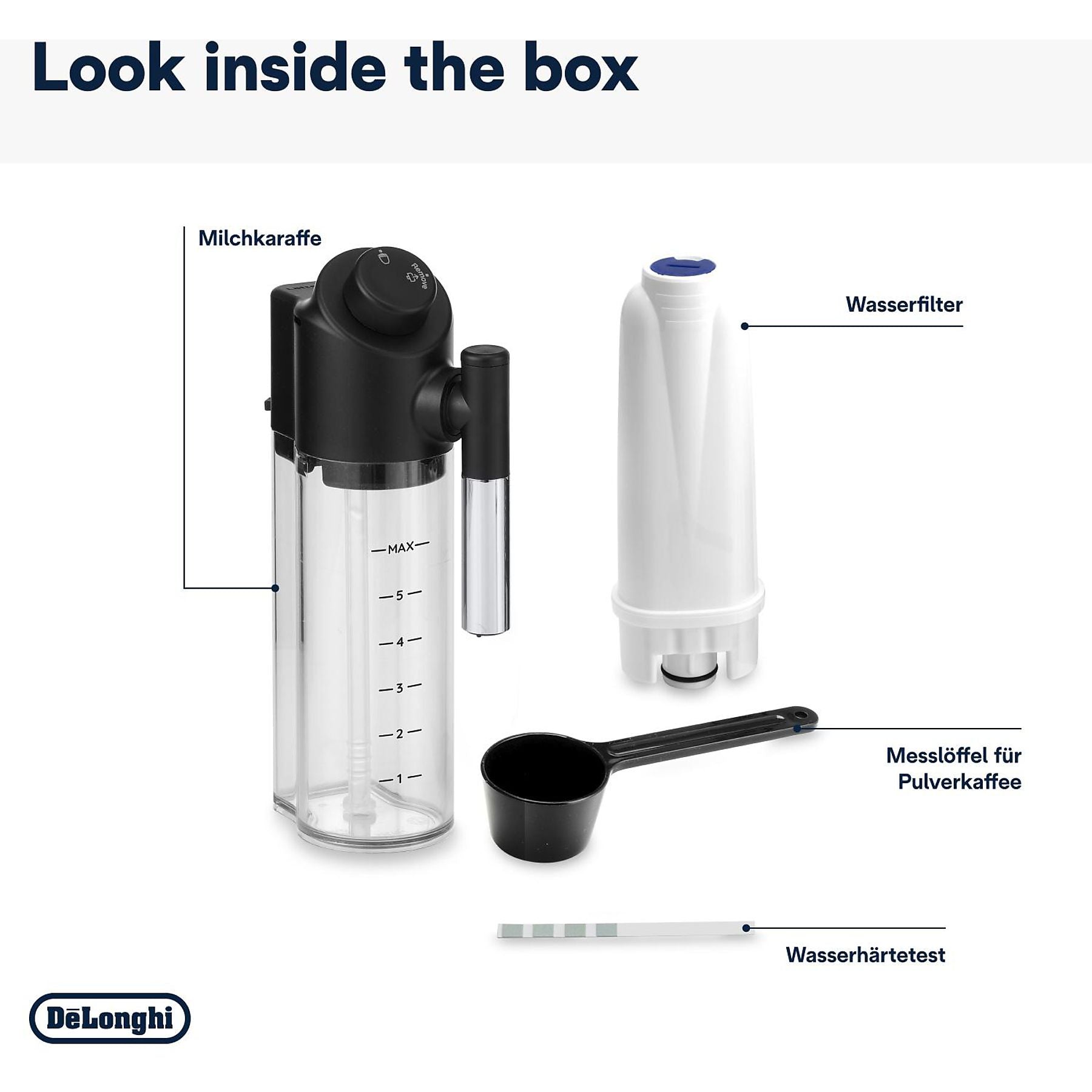 DELONGHI Magnifica Evo Next ECAM310.80.SB - 13 Rezepte, 3 Benutzerprofile, einfache Bedienung, Kaffeevollautomat Silber/Schwarz