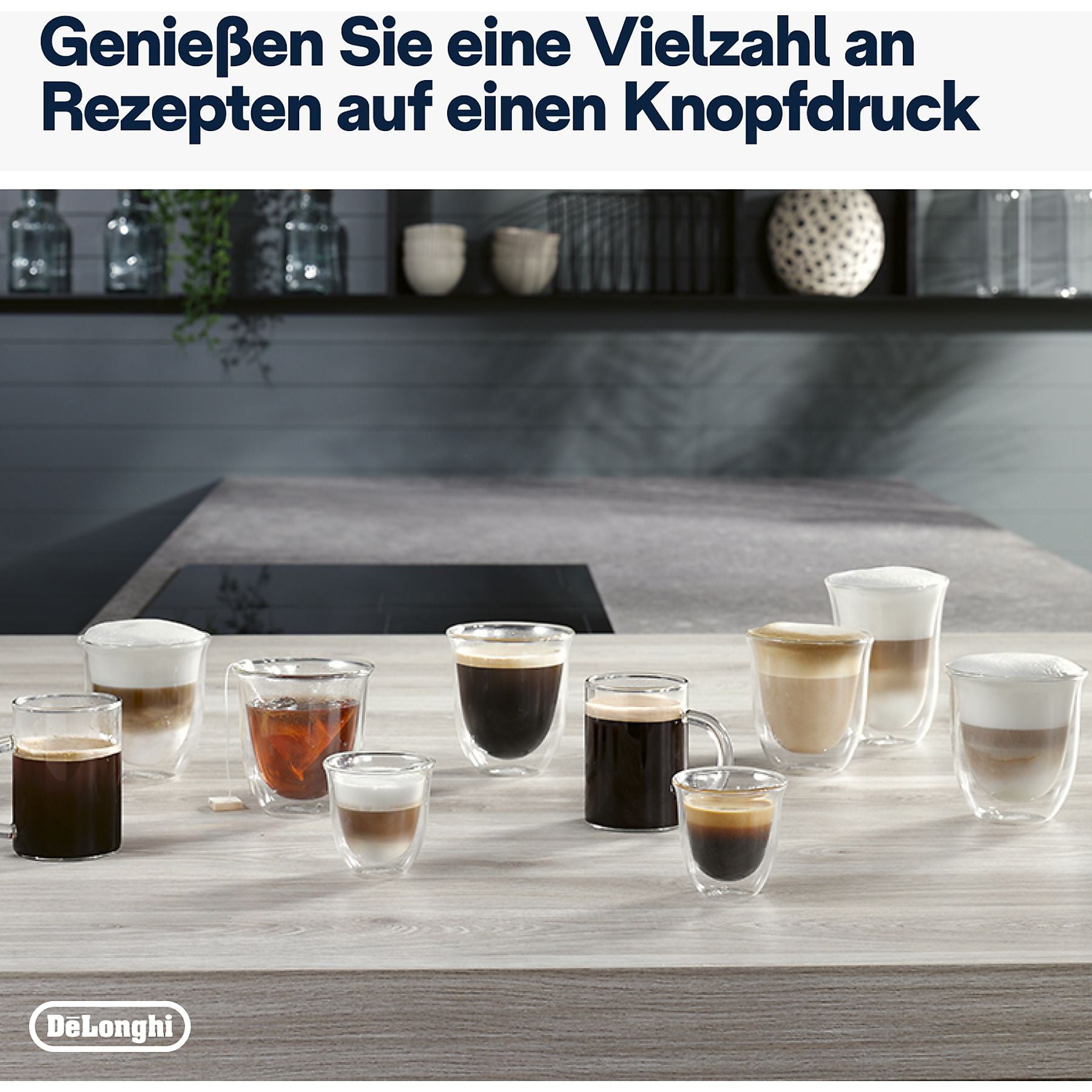 DELONGHI Magnifica Evo Next ECAM310.80.SB - 13 Rezepte, 3 Benutzerprofile, einfache Bedienung, Kaffeevollautomat Silber/Schwarz
